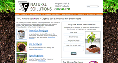 Desktop Screenshot of naturalsoilutions.com
